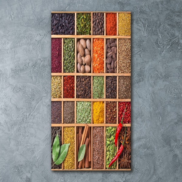 Print on acrylic Colorful spices