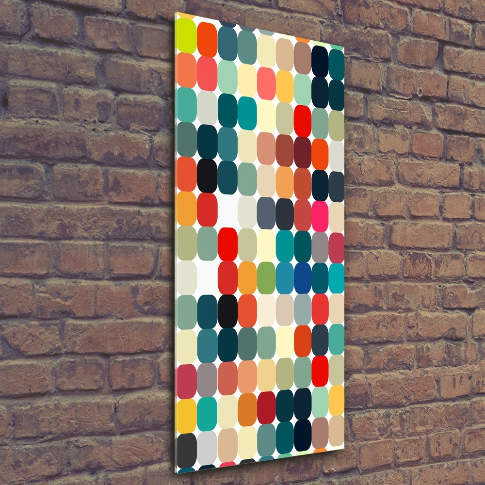 Acrylic glass print Geometric background