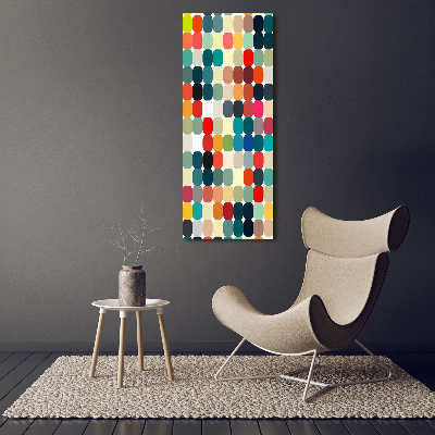 Acrylic glass print Geometric background