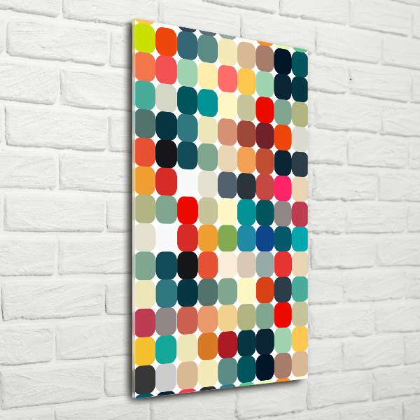 Acrylic glass print Geometric background