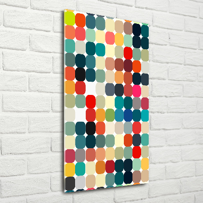 Acrylic glass print Geometric background