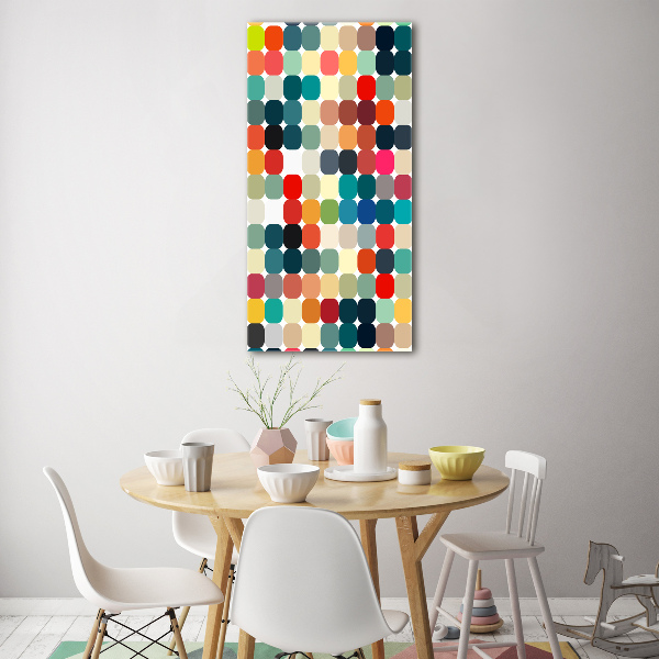 Acrylic glass print Geometric background