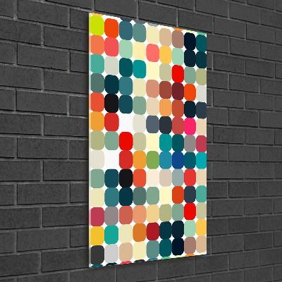 Acrylic glass print Geometric background