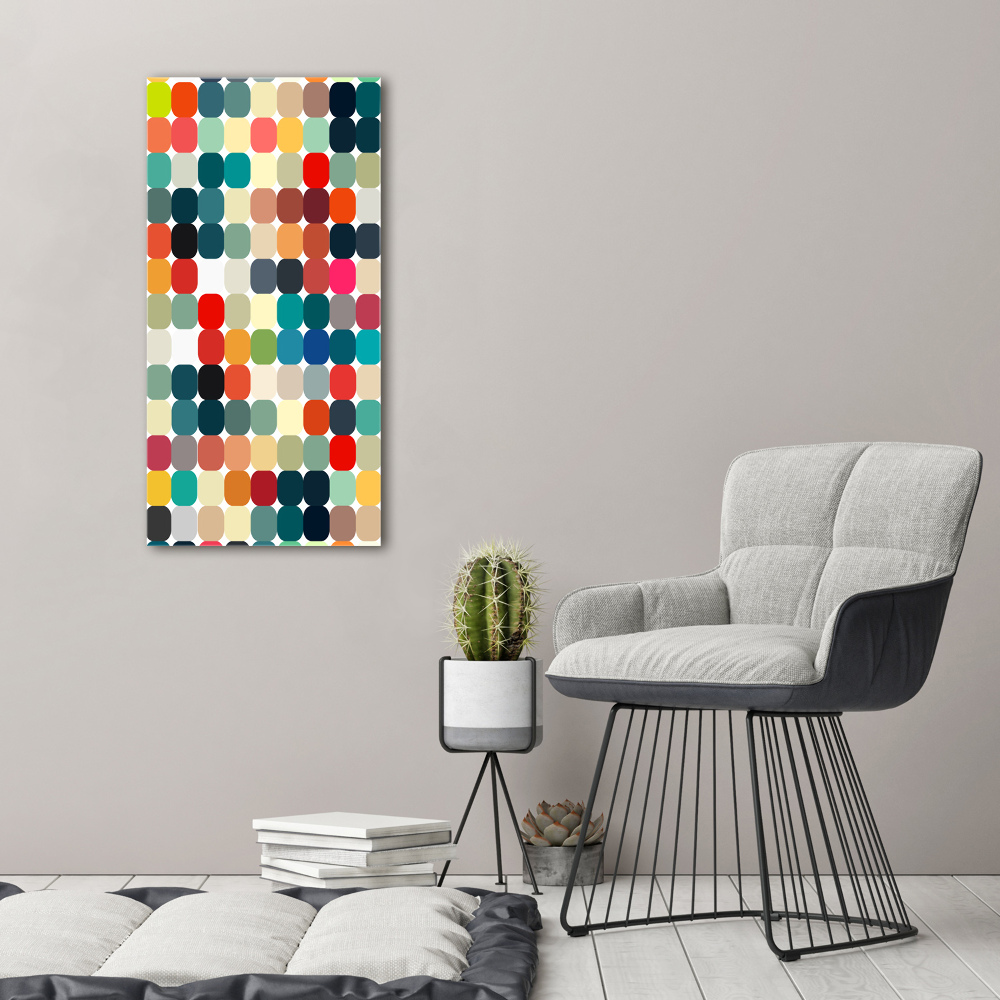 Acrylic glass print Geometric background