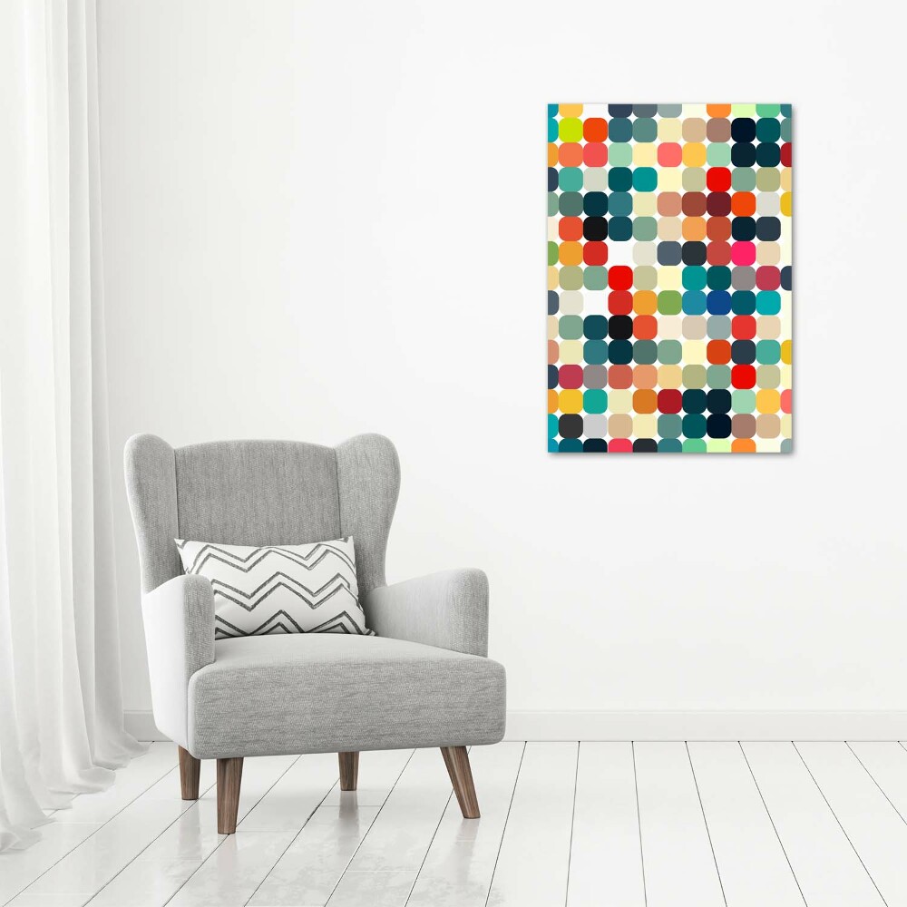 Acrylic glass print Geometric background