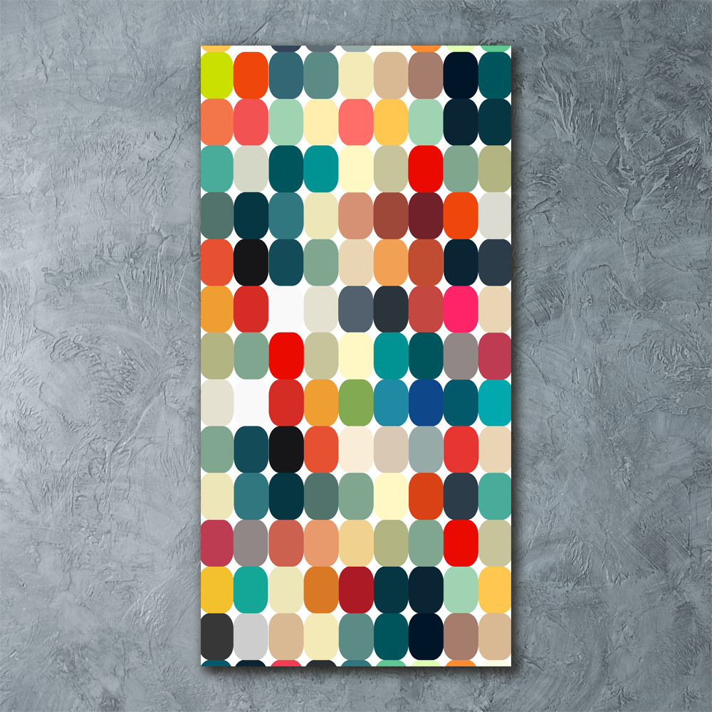 Acrylic glass print Geometric background