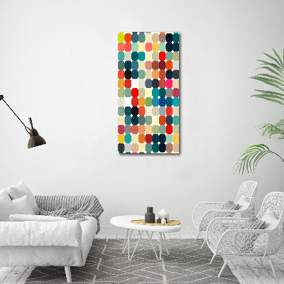 Acrylic glass print Geometric background