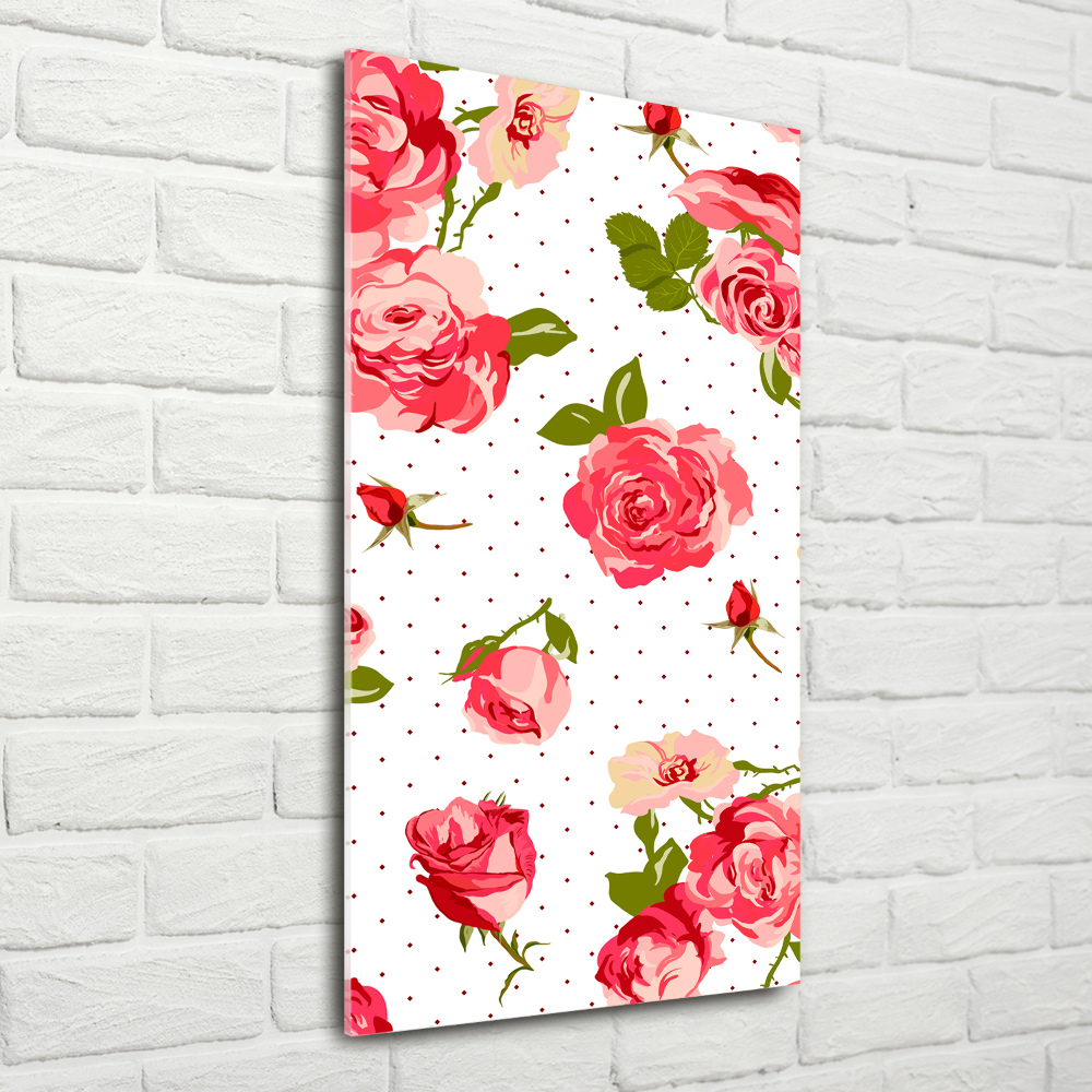 Print on acrylic Wild roses