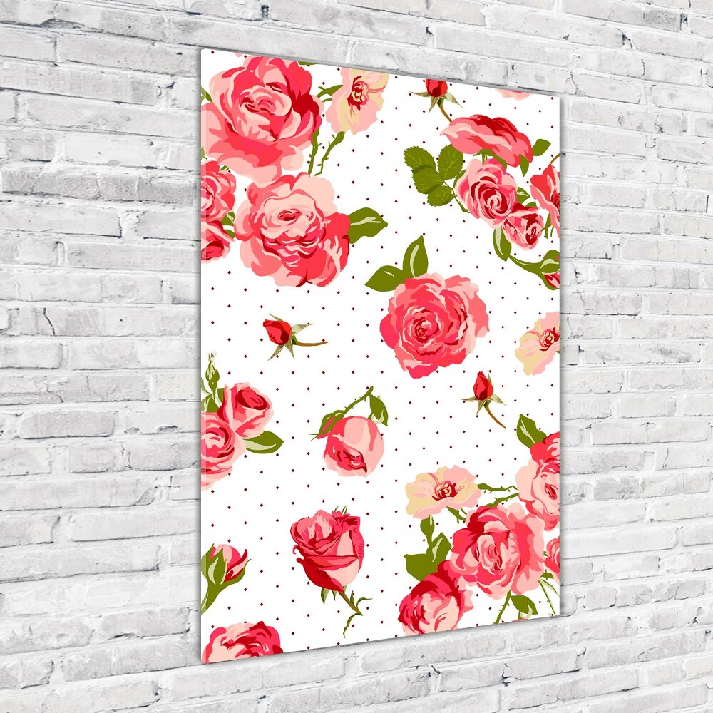 Print on acrylic Wild roses