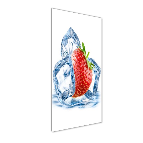 Acrylic wall art Strawberry and ice