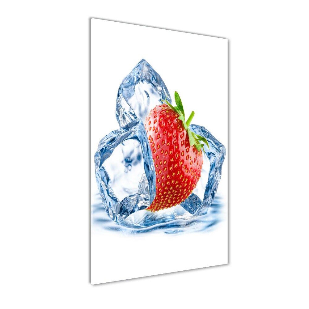 Acrylic wall art Strawberry and ice