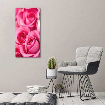 Print on acrylic Pink roses