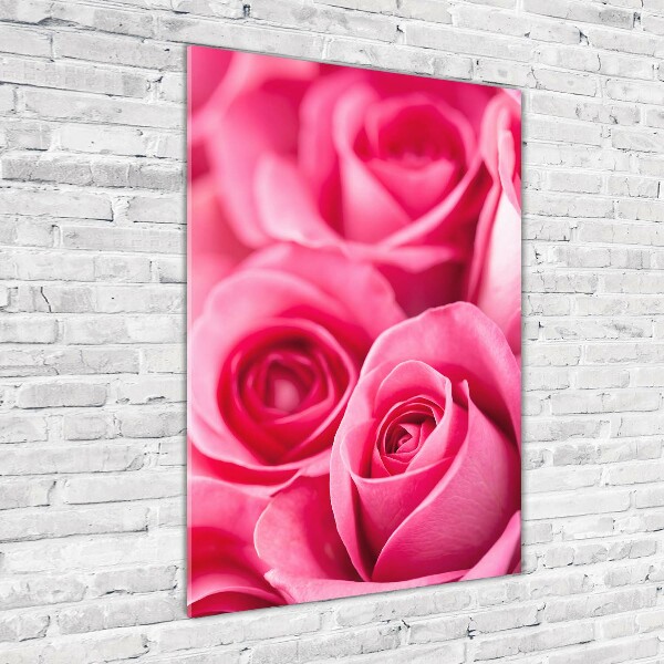 Print on acrylic Pink roses