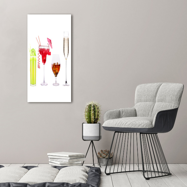 Acrylic wall art Colorful cocktails