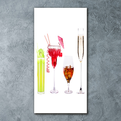 Acrylic wall art Colorful cocktails