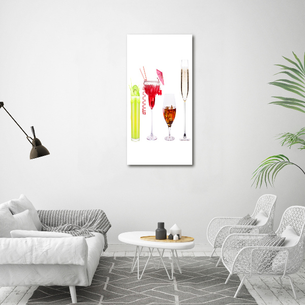 Acrylic wall art Colorful cocktails