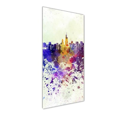 Acrylic print Colorful chicago