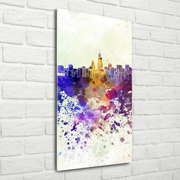 Acrylic print Colorful chicago