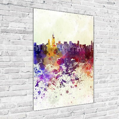 Acrylic print Colorful chicago