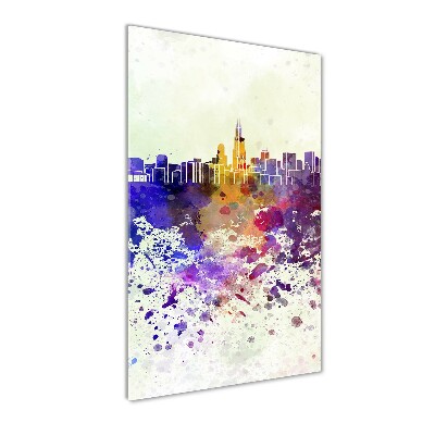 Acrylic print Colorful chicago