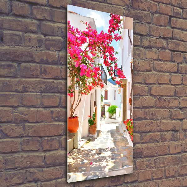 Wall art acrylic Greek streets