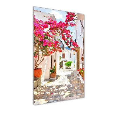 Wall art acrylic Greek streets