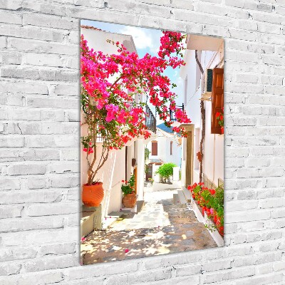 Wall art acrylic Greek streets