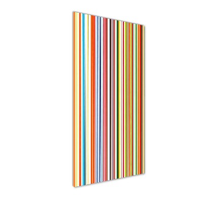 Print on acrylic glass Colorful stripes