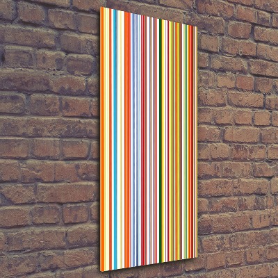 Print on acrylic glass Colorful stripes