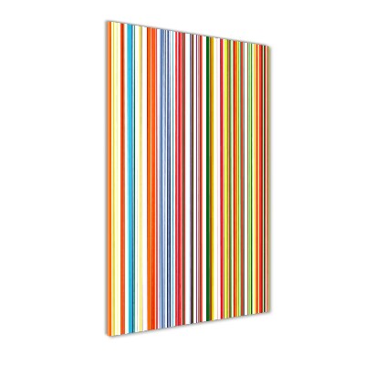 Print on acrylic glass Colorful stripes