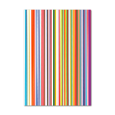 Print on acrylic glass Colorful stripes