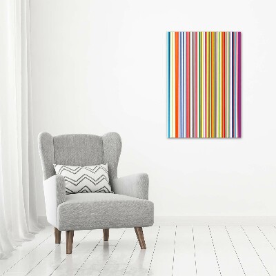 Print on acrylic glass Colorful stripes