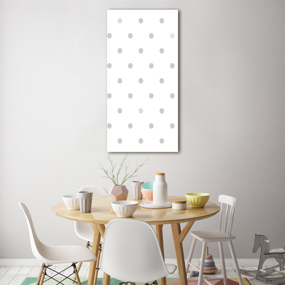 Print on acrylic glass Dots and hearts