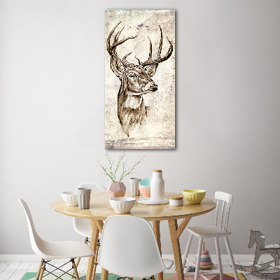 Acrylic print Deer