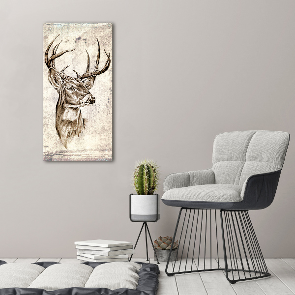 Acrylic print Deer