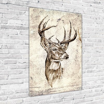 Acrylic print Deer