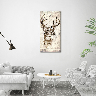 Acrylic print Deer