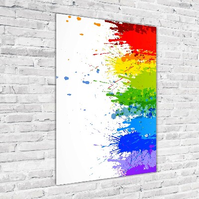 Print on acrylic Abstract rainbow