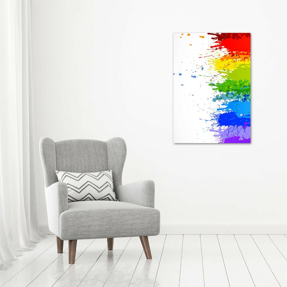 Print on acrylic Abstract rainbow