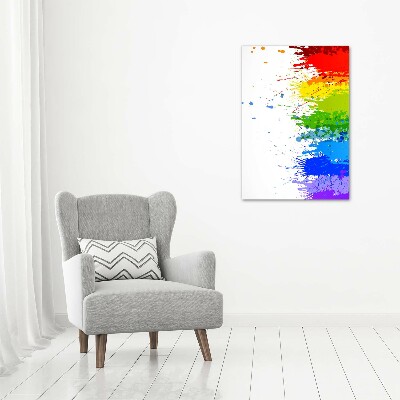 Print on acrylic Abstract rainbow