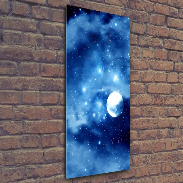 Acrylic wall art full moon