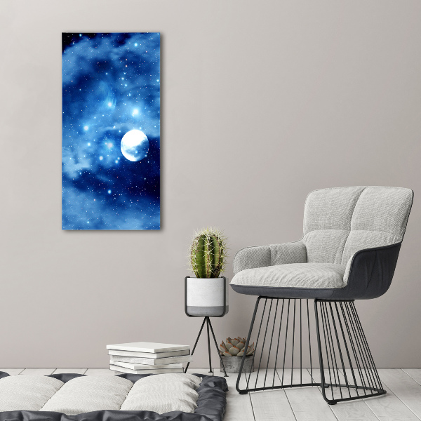 Acrylic wall art full moon