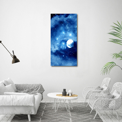 Acrylic wall art full moon