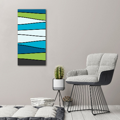 Print on acrylic Colorful stripes