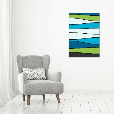 Print on acrylic Colorful stripes