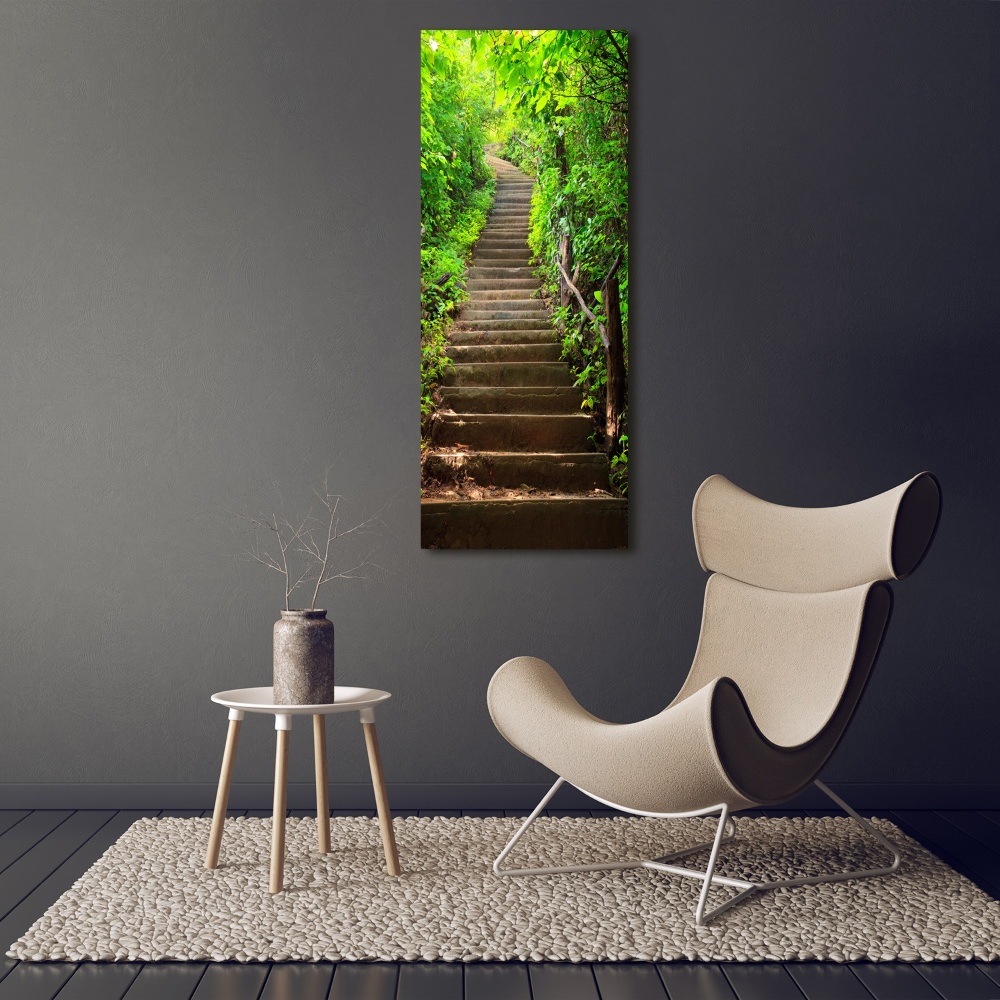 Print on acrylic Stairs to the forest