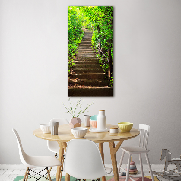 Print on acrylic Stairs to the forest