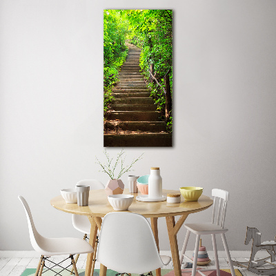 Print on acrylic Stairs to the forest