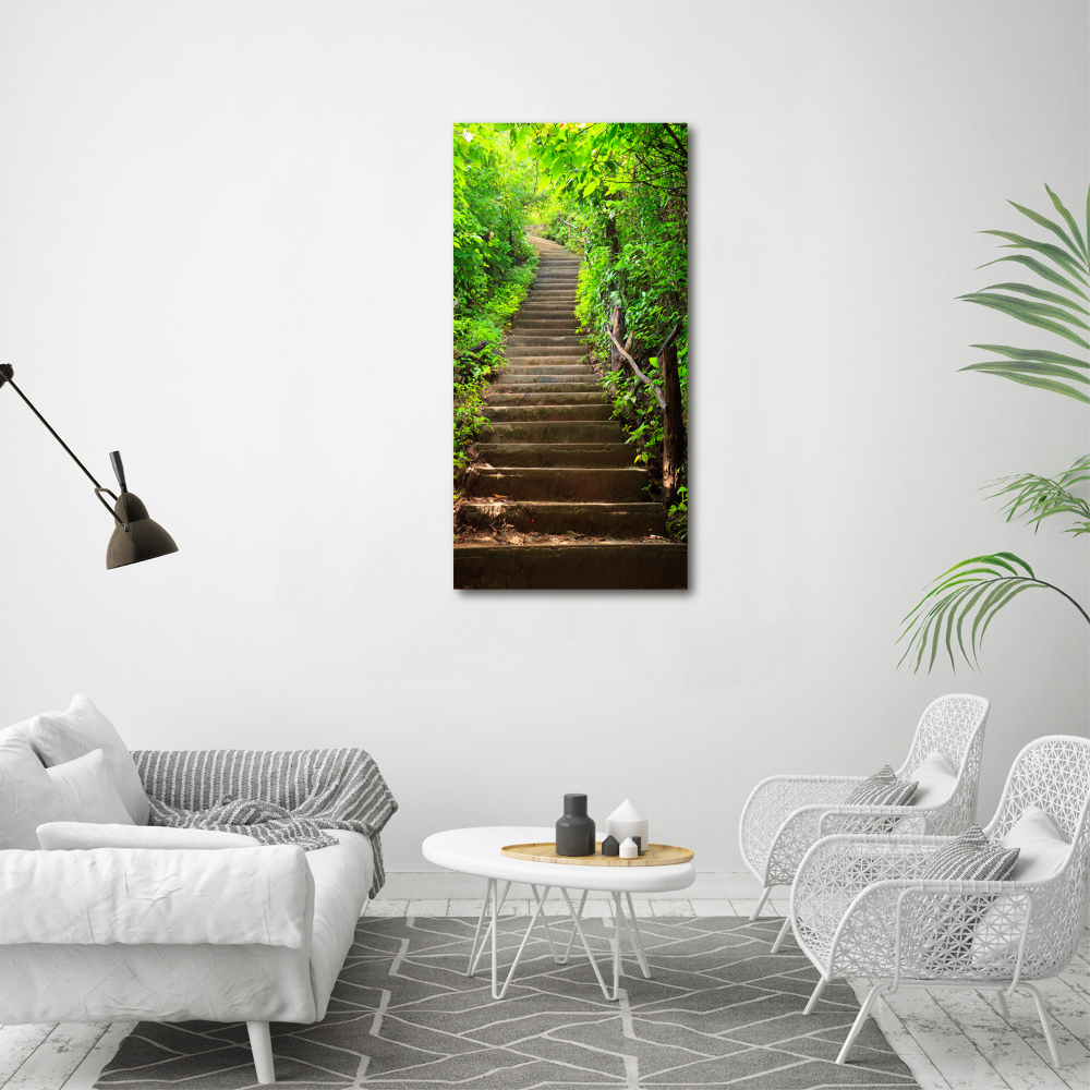 Print on acrylic Stairs to the forest