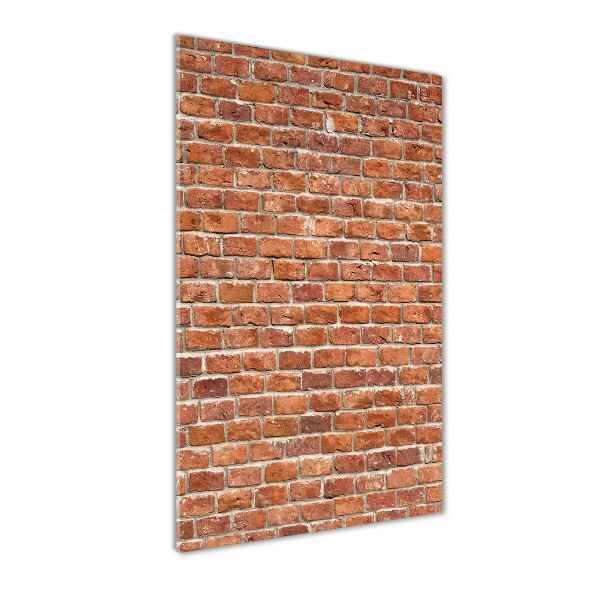 Acrylic glass print Brick wall